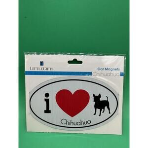 Little Gifts I ?? Love Chihuahua Car Magnet 6” X 3.5”